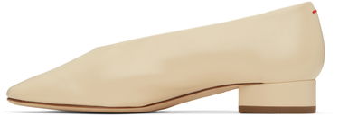 Tøj Aeyde Aeyde Delia Ballerina Flats Beige | A11-PU-GELR25CH-0221-100-007, 2