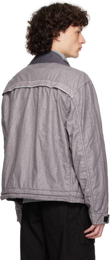 Vindjakke Stone Island Stone Island Raw Linen Plated Jacket Grå | K1S15 4100039 S0030, 2