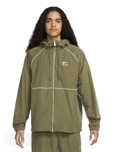 Vindjakke Nike Air Full-Zip Hooded Woven Jacket Grøn | DQ4213-222
