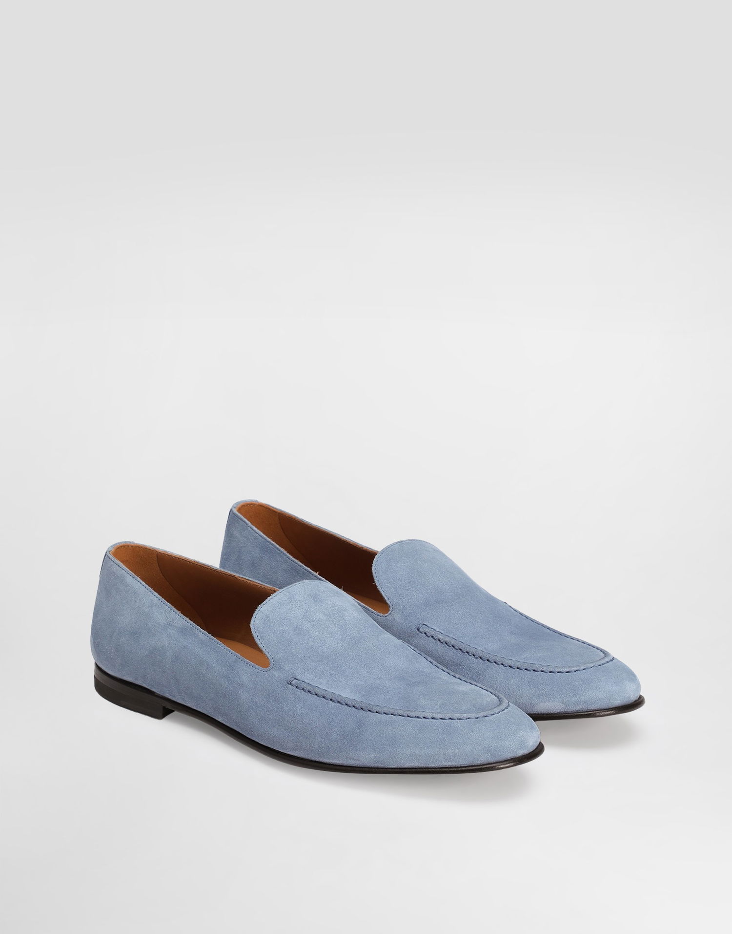 Tilbehør Dolce & Gabbana Dolce & Gabbana Split Calfskin Slippers Blå | A50716AT44180675, 1