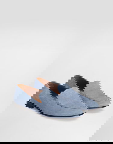 Tilbehør Dolce & Gabbana Dolce & Gabbana Split Calfskin Slippers Blå | A50716AT44180675, 1