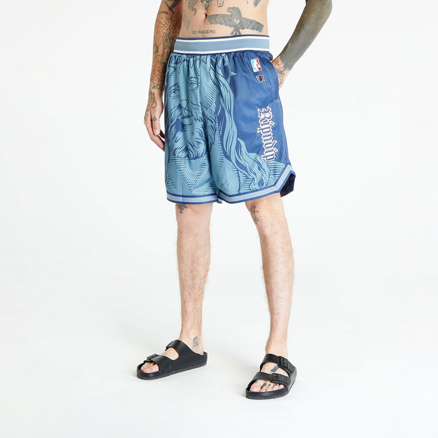 Shorts RIPNDIP Lord Savior Nerm Basketball Shorts Blå | RND10073, 0
