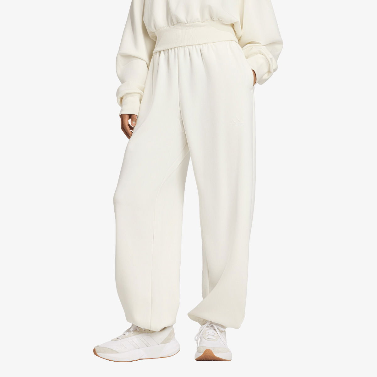 Joggingbukser adidas Performance ALL SZN Soft Lux Relaxed Fit Pants Hvid | JV9896, 1