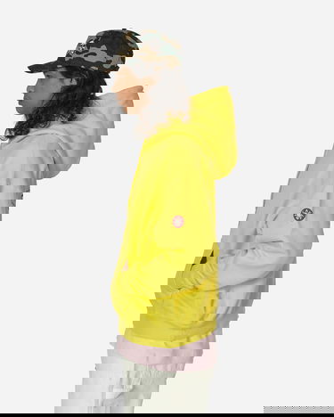 Sweatshirt Cav Empt Overdye Reprocess Heavy Hooded Sweatshirt Yellow Gul | CES25CS07 YLLW, 2