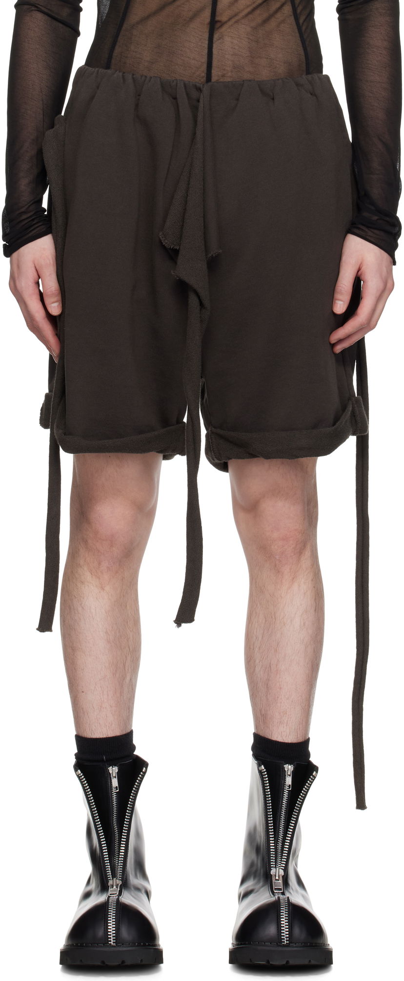 Shorts Ottolinger Ottolinger Otto Rolled Track Shorts Grå | 115-201615-02
