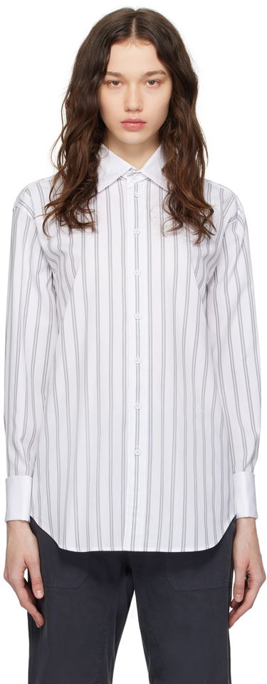 Skjorte rag & bone rag & bone Diana Striped Shirt Hvid | WAW23HA0224622, 0