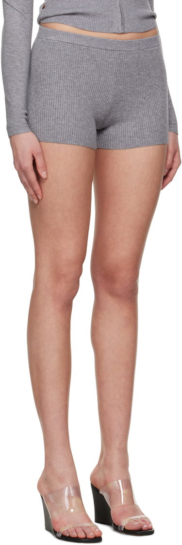 Shorts Miaou Miaou Knit Booty Shorts Grå | 3002SK1MIN, 1