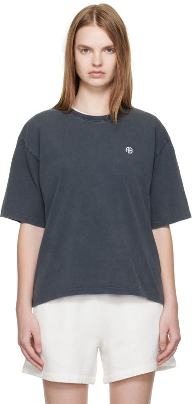 T-shirt Anine Bing Anine Bing Rudy Empowerment T-Shirt Grå | A-08-11068-WBL1, 0