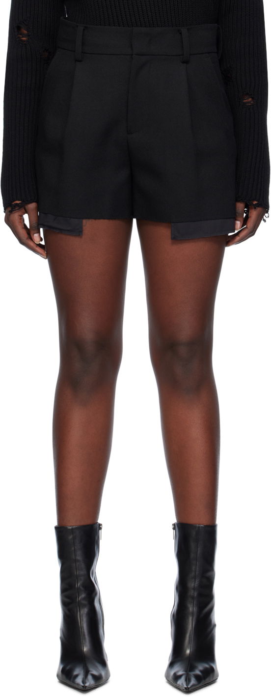 Shorts We11done We11done Layered Shorts Sort | WD-PT0-24-201-M-BK