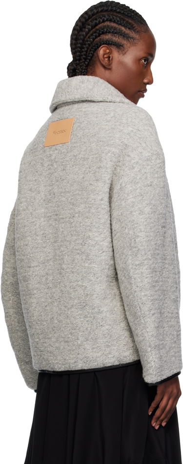 Jakke JW Anderson JW Anderson Contrast Trim Casual Jacket Grå | JK0412-PG1820, 2