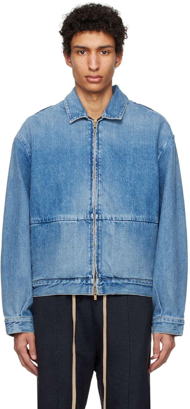 Jakke Fear of God Blue 8th Denim Jacket Blå | FG830-001DNM, 0