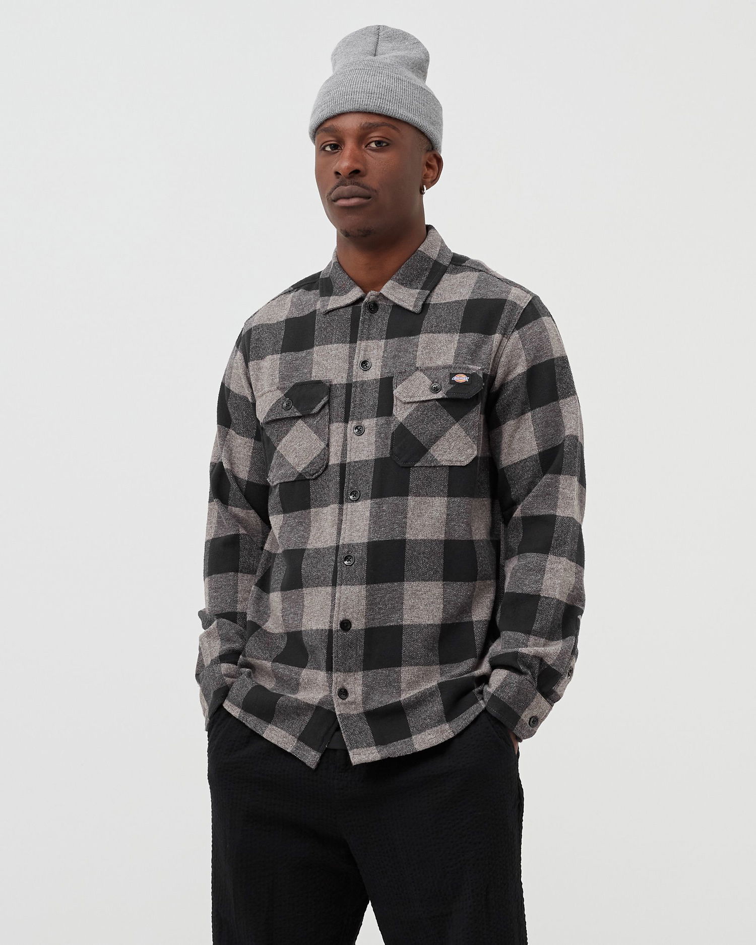 Skjorte Dickies NEW SACRAMENTO SHIRT Grå | 194904336461, 1
