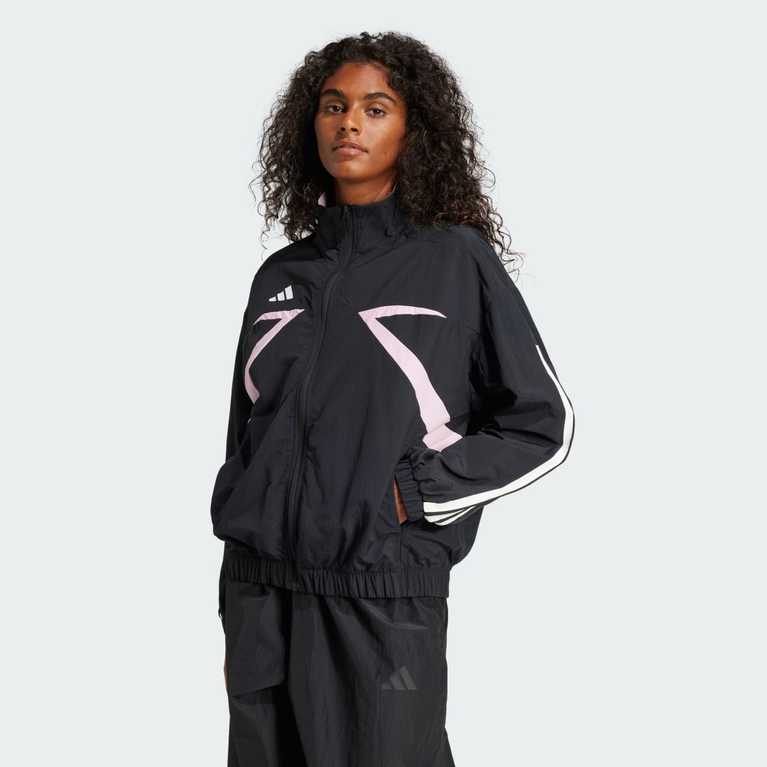 Vindjakke adidas Performance Tiro Cut 3-Stripes Color Block Woven Jacket Sort | JG4142, 0
