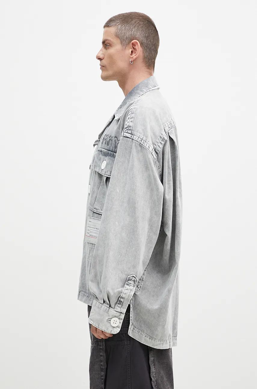 Skjorte Maison MIHARA YASUHIRO Relaxed Denim Shirt Grå | A13SH082, 1