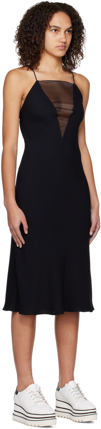 Kjole Stella McCartney Paneled Slip Dress Sort | 6A01573AU354, 1
