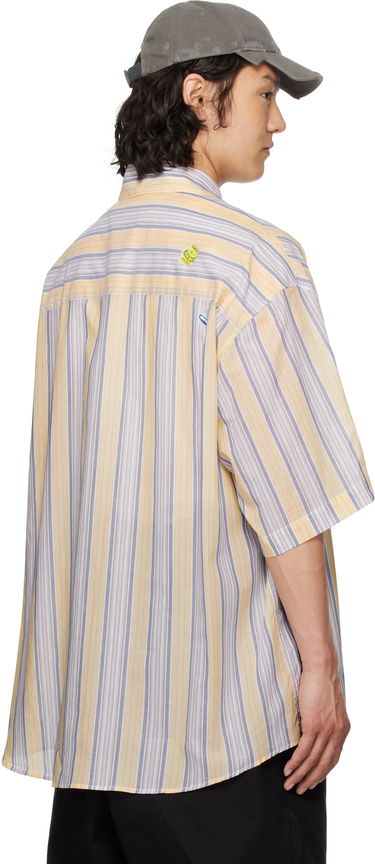 Skjorte Martine Rose Martine Rose Cotton Stripe Shirt Gul | 440WS21306, 2