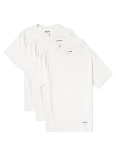T-shirt Jil Sander 3 Pack Tee Hvid | J47GC0001-J45048-100