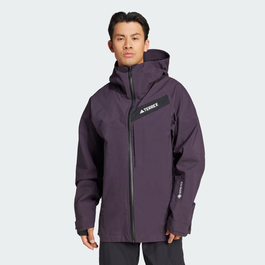 Vindjakke adidas Performance Terrex Techrock 3L GORE-TEX C-Knit Lilla | IT3208, 1