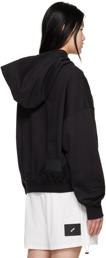 Sweatshirt We11done We11done Circle Logo Hoodie Sort | WD-TH3-22-813-U-BK, 2