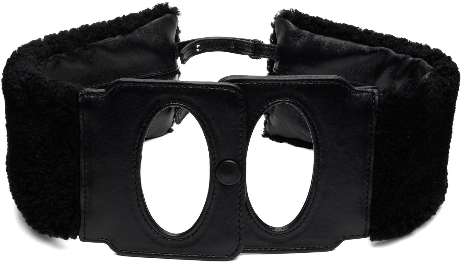 Taljetaske KIKO KOSTADINOV Kiko Kostadinov Isadora Fuzzy Cut-out Belt Bag Sort | KKWAW25BG05-184, 0