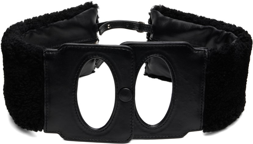 Taljetaske KIKO KOSTADINOV Kiko Kostadinov Isadora Fuzzy Cut-out Belt Bag Sort | KKWAW25BG05-184