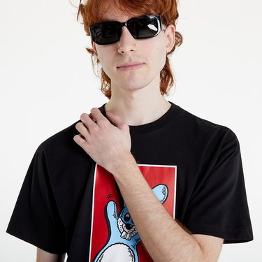 T-shirt MARKET Bunny Puppet Puff T-Shirt Sort | 399000987 0001, 2