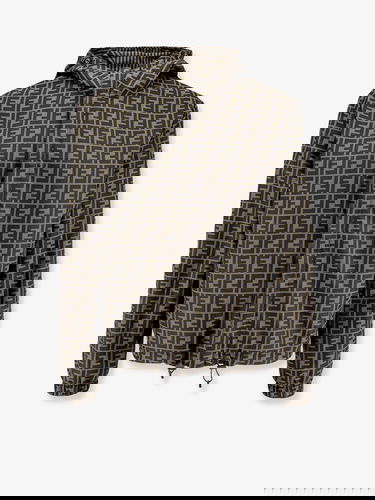 Vindjakke FENDI Fendi Striped Hooded Jacket Grøn | FAA615A79NF13IZ, 5