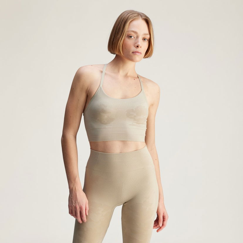 Bh adidas Performance adidas by Stella McCartney TrueStrength Seamless Yoga Bra Beige | JI5202