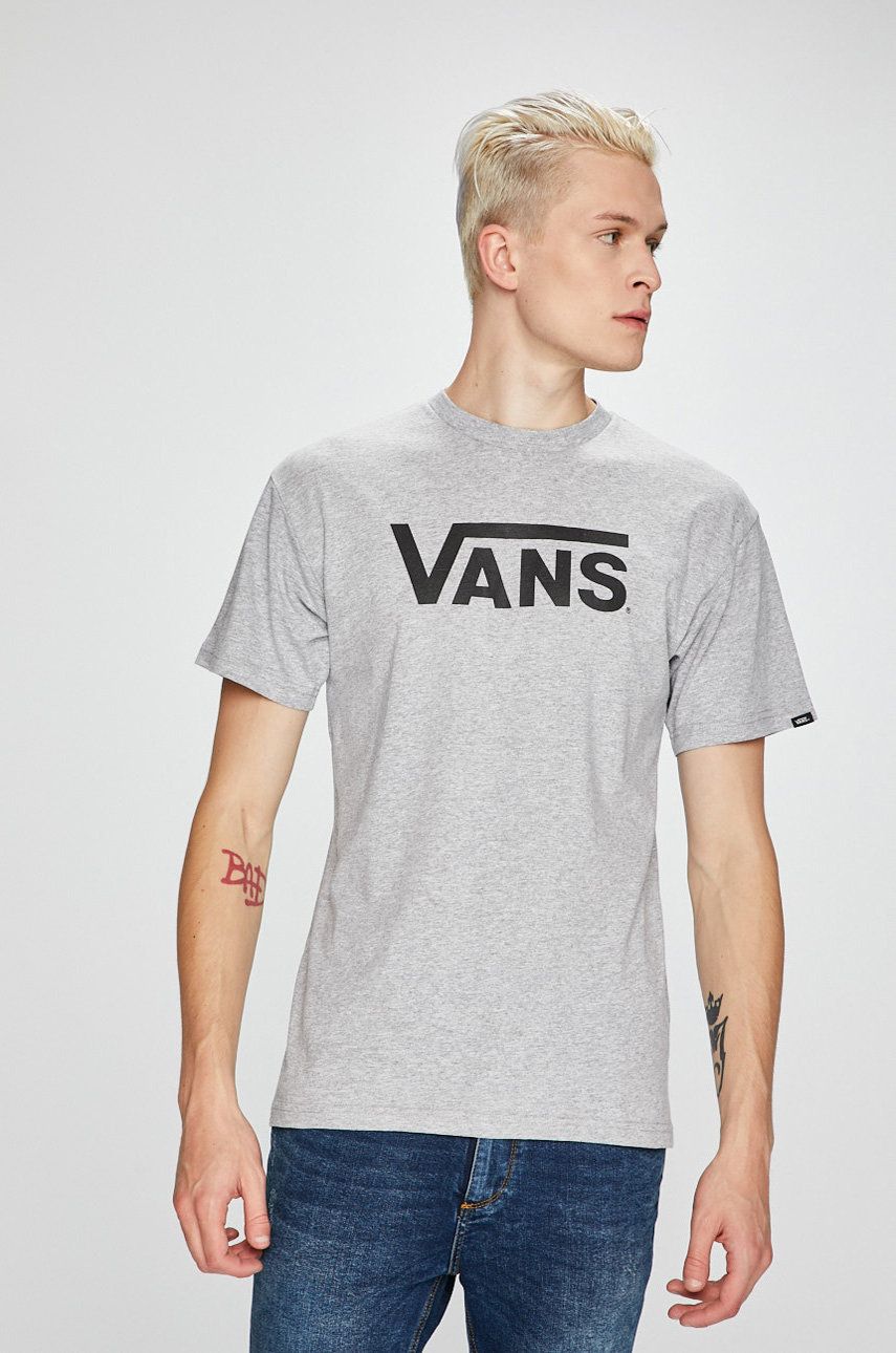 T-shirt Vans Classic Logo T-Shirt Grå | V00GGGATJ, 0