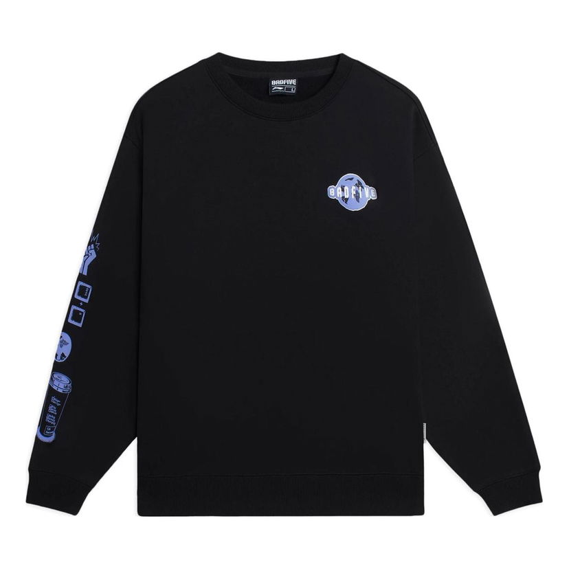 Sweatshirt Li-Ning BadFive Graphic Sweatshirt Sort | AWDSC01-3