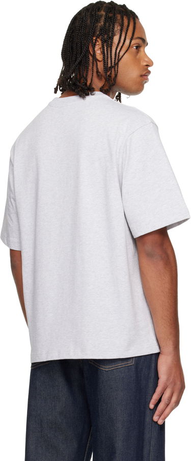 T-shirt Casablanca 'Casablanca' Logo Patch T-shirt Grå | M-AW25-JTS-044-02, 2