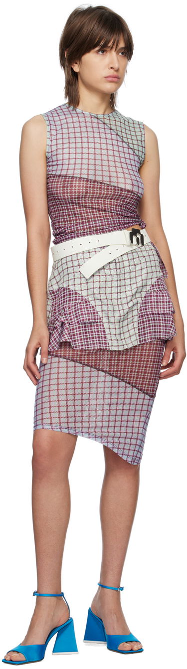 Nederdel Miaou Miaou Houndstooth Miniskirt Flerfarvet | 4030TAFBRS, 3