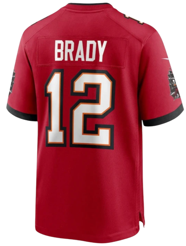 Jersey Nike NFL Tampa Bay Buccaneers Tom Brady 12 Home Jersey Rød | 67NM-TBGH-8BF-2NQ, 2