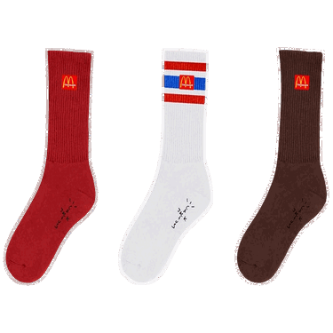 Undertøj og sokker Cactus Jack by Travis Scott McDonalds x Arches Sock Pack Flerfarvet | CJMD AS77 MULT, 0