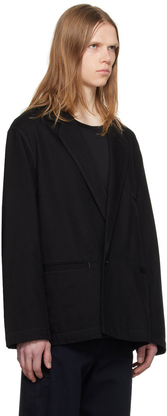 Frakker LEMAIRE Double-Breasted Blazer Sort | JA1038 LD1004, 1