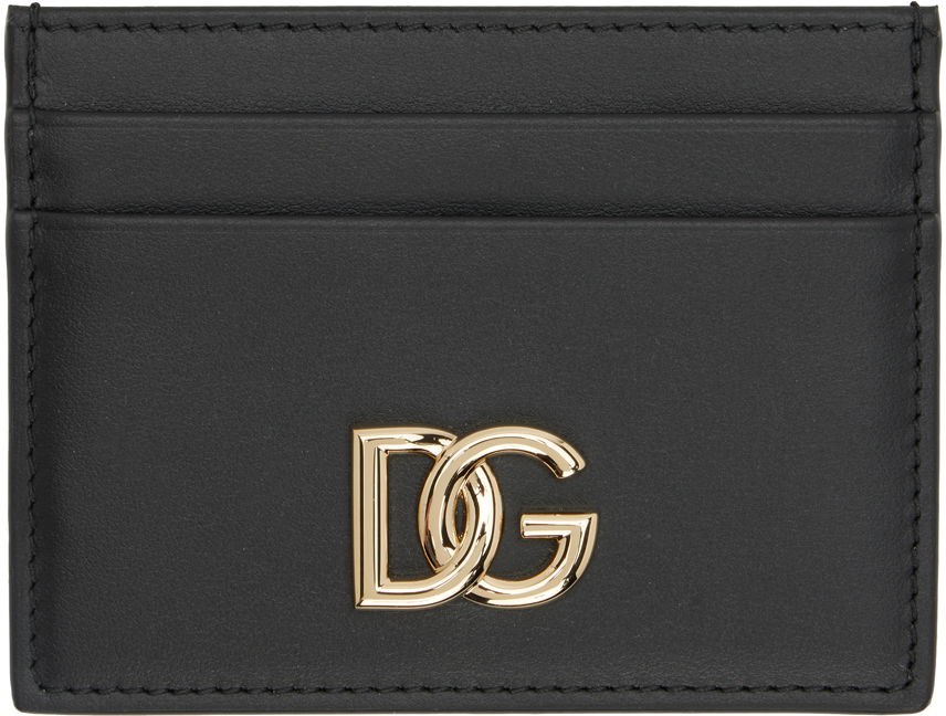 Tegnebog Dolce & Gabbana Black 'DG' Card Holder Sort | BI0330 AW576, 0