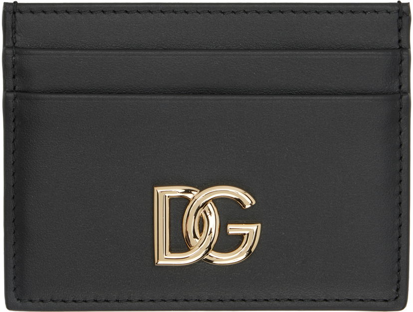 Tegnebog Dolce & Gabbana Black 'DG' Card Holder Sort | BI0330 AW576
