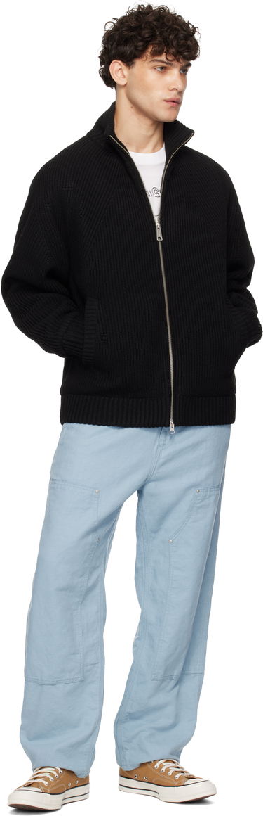 Sweater Carhartt WIP Black Banley Knit Jacket Sort | I033902, 3