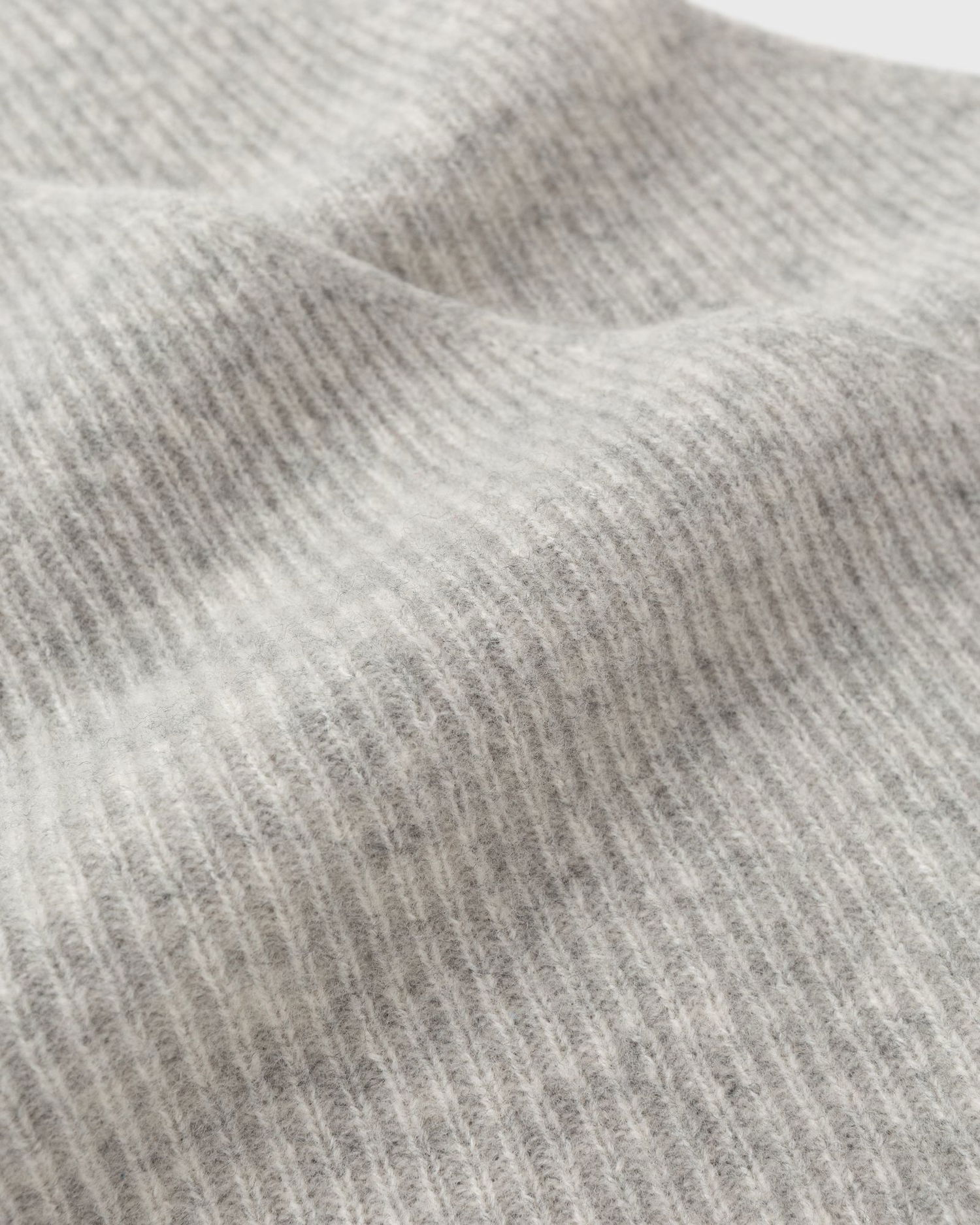 Tørklæde American Vintage RAXOW Ribbed Knit Scarf Grå | RAX20CH25-HEATHER-GREY-CHINE, 1