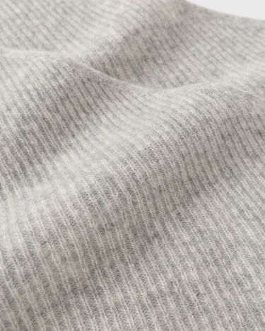 Tørklæde American Vintage RAXOW Ribbed Knit Scarf Grå | RAX20CH25-HEATHER-GREY-CHINE, 1