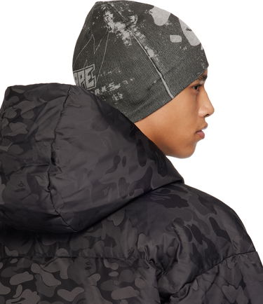 Beanie BAPE A Bathing Ape Ape Head Knit Beanie Grå | 001HTK801010M, 2