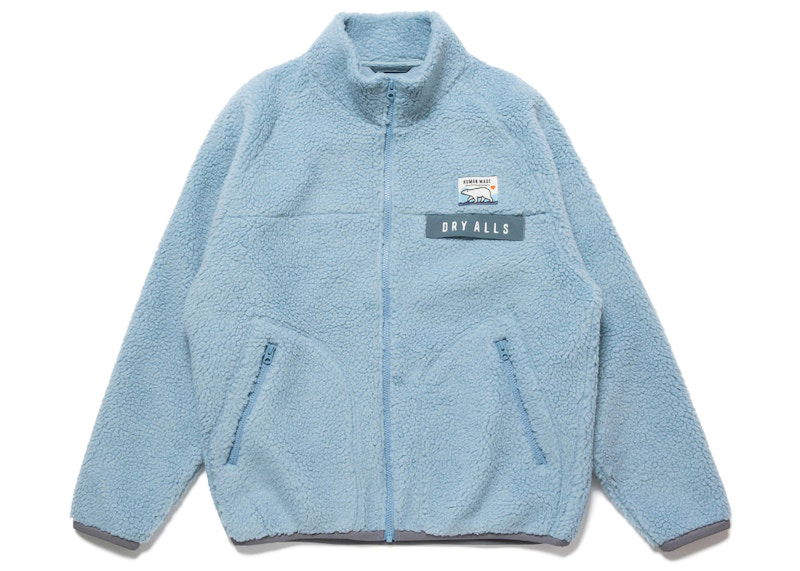 Bomberjakke Human Made Fleece Jacket Blå | HM24JK027
