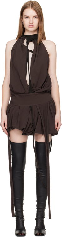 Ottolinger Jersey Neckholder Balloon Minidress