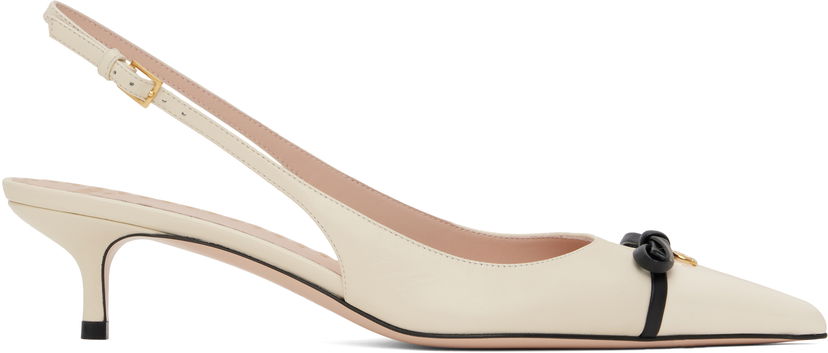 Sneakers og sko Valentino Valentino Garavani Sling Back Bepointy Heels Beige | 6W2S0LL3DAL