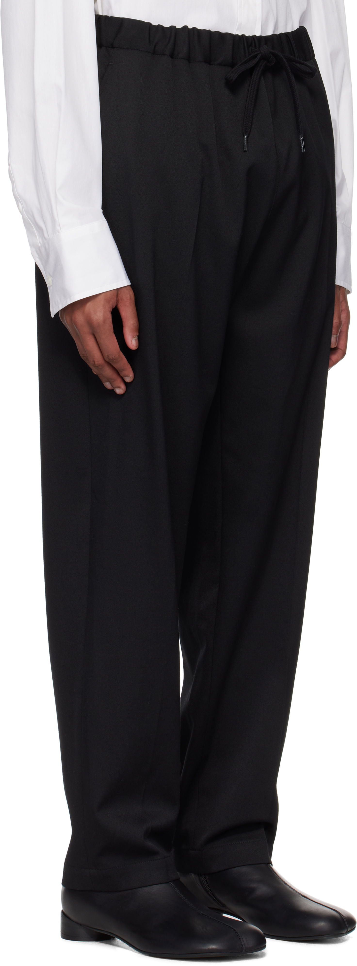 Bukser Maison Margiela Wool Trousers Sort | SH0KA0023 M35153, 1