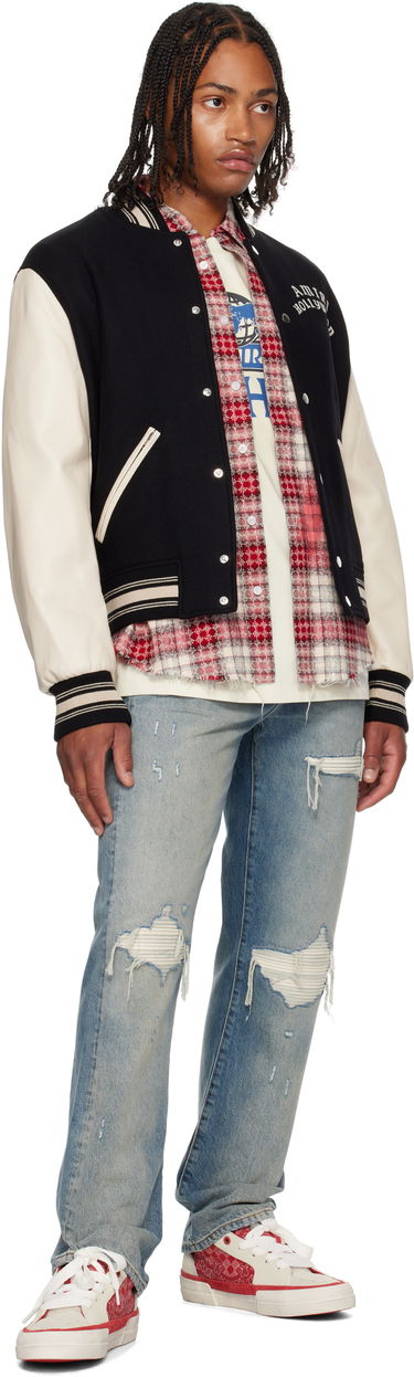 Bomberjakke AMIRI AMIRI Hollywood Bomber Jacket Sort | AMOUBB1066, 3