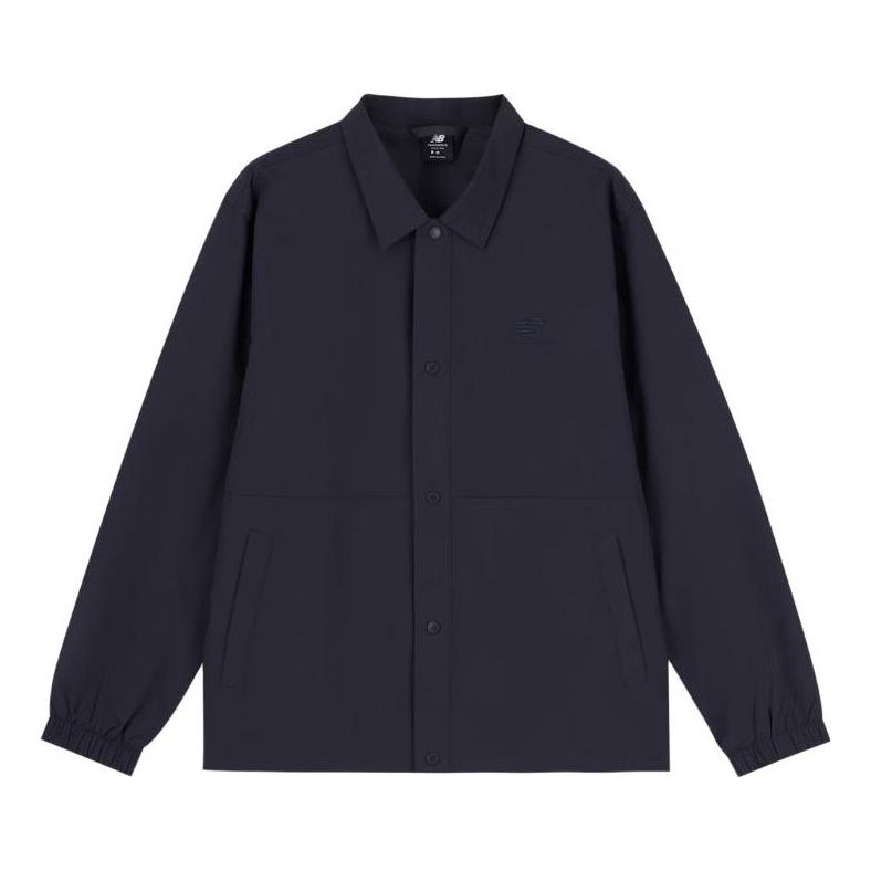 Vindjakke New Balance Urban Remix Coach Jacket Blå | AMJ33360-ECL