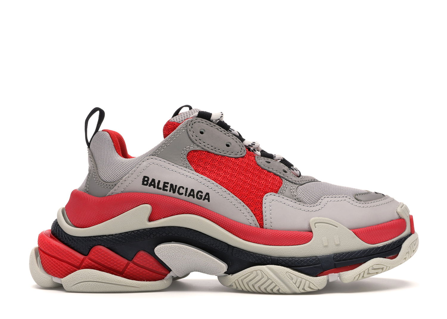 Sneakers og sko Balenciaga Triple S Red Grey W Rød | 524039W09OH6495, 0