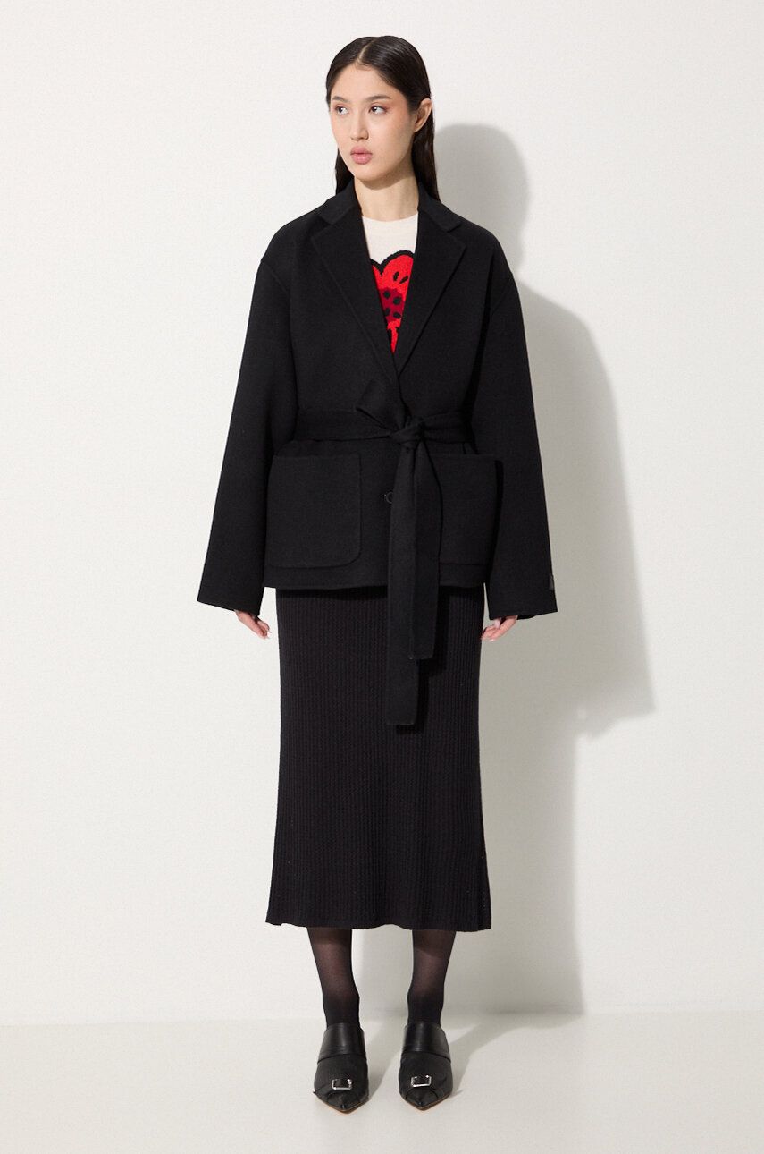 Jakke KENZO Double Face Workwear Jacket Sort | FE62VE2559WA.99, 1