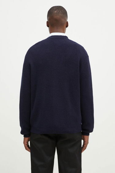 Sweater MAISON KITSUNÉ Ribbed Cardigan With Logo Patch Grøn | NM00501KT1093, 2